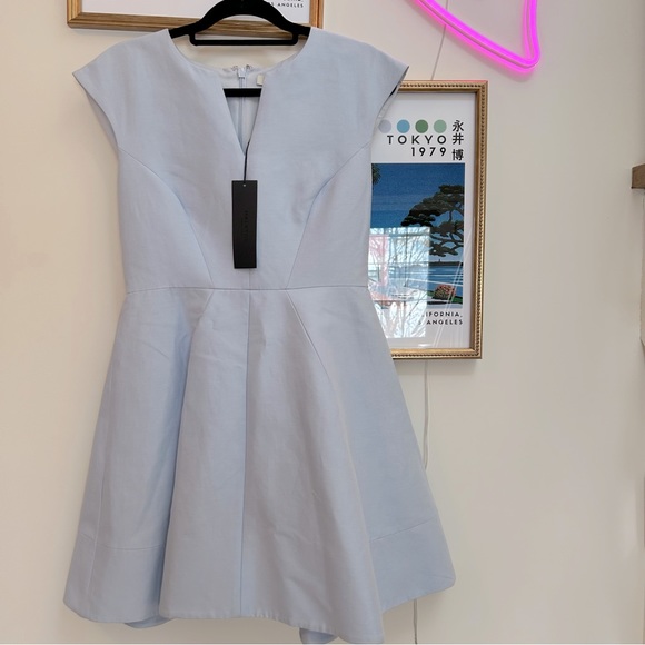 NWT HALSTON Heritage Blue Dress - Picture 1 of 11